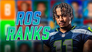 Rest Of Season Fantasy Football Rankings (Every Position)