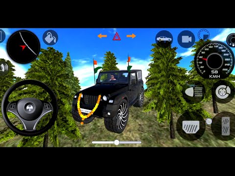 Dollar (Song) Modified Mahindra Black thar 😈|| Indian Cars Simulator 3D || Android Gameplay Part 11