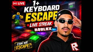 +1 SPEED KEYBOARD ESCAPE LIVE! #roblox #keyboardescape #robloxlive #shortslive