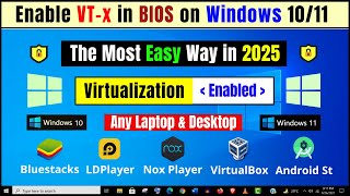 How to Enable Virtualization in Windows 10/11 - 2 Ways to Enable VT-x in Bios Easily!