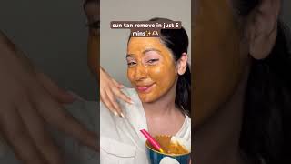 tan remove in just 1 use, check pinned comment #youtube #yt #skincaretips #tanning #sun #skincare