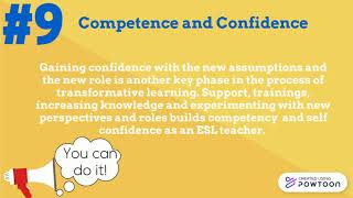 Steps 8 to 10 of Transformative Learning