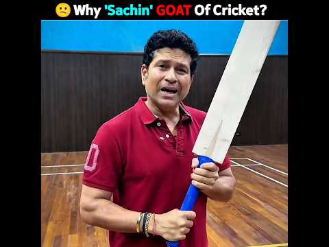 why is Sachin Tendulkar called the Goat of Cricket? 🫤