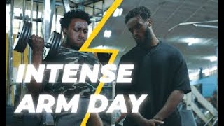 INTENSE ARM WORKOUT with Yoni(certified flex offender) and Kidus