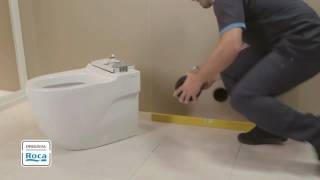 How to install Roca Meridian Floor Standing Toilet