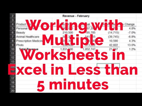 Excel's Best-Kept Secret: Mastering Multiple Worksheets in Minutes