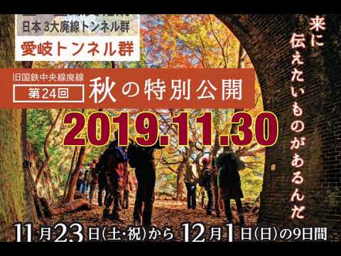 愛岐トンネル群 2019秋 鉄道マニアと自然