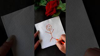 Tissue paper experiment 🤯💧#shorts #youtubeshorts #tissue