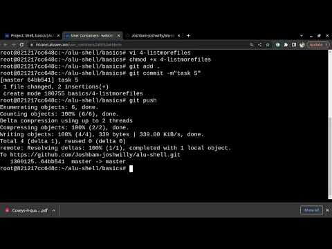 Basic Shell Tasks Debugged: Part 1