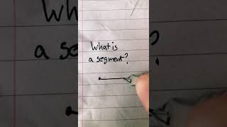 What is a segment?