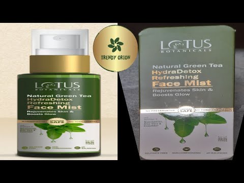 Lotus Botanicals Tea Tree Oil Face Mist/ Product Unboxing /Hydro Detox  Face Mist - Trendy Orion