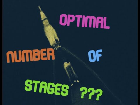 Optimal number of stages of a rocket. Mathematical reasoning.