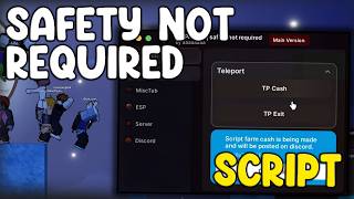 [💵NEW] Safety Not Required OP Script Auto Farm Cash & Teleport To Exit - Roblox 2026