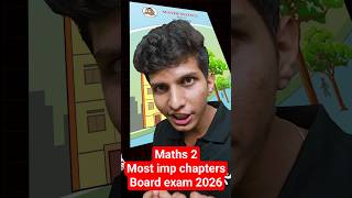 Maths 2 MOST IMPORTANT CHAPTERS🔥 Maths 2 chapter wise weightage 2026 class 10 ssc #class10 #ssc