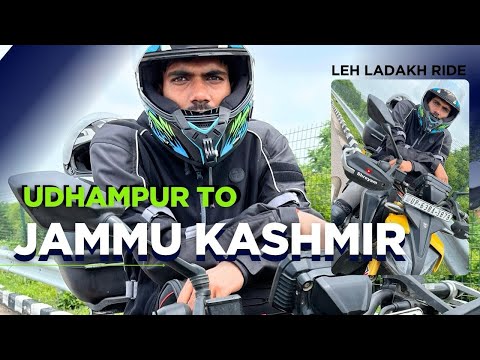 Udhampur to Jammu & Kashmir😍 Chenani Nashri Tunnel cross #ladakh #youtubevideo #bikers 