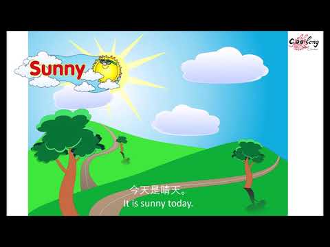【天气歌】Song - How's the weather today? | 今天天气怎么样?  Chinese weather song