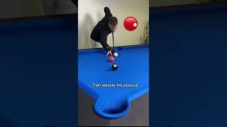 A simple tip for curving a ball in pool ✅🎱 #billiards #tips #poollesson #easy