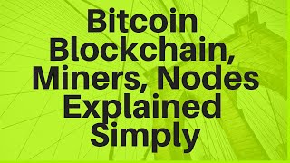 Bitcoin Blockchain, Miners, and Nodes (Explained Simply)