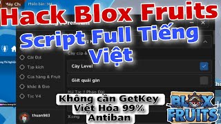 Cách Hack Blox Fruits 19🔥Script Blox Fruits Việt Hóa No Key ( Full Tính Năng, Auto Farm, Auto Raid )