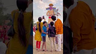 Ravan dahan Mela 😱 #shorts #viral #ravan #meldi #sunnyugrejiya.