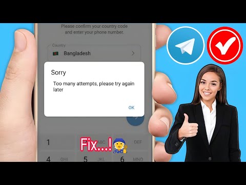 Fix Telegram Too Many Attempts PleaseTry Again Later Error