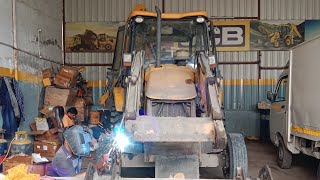 Front Loader work bushing full detailed video 📸  #jcb #backhoe #new #review #jcb3dx #loader #bushing