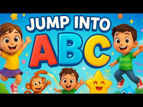 Jump Into ABC! | #abcsong | #nurseryrhymes | #learningletters | #kindergarten