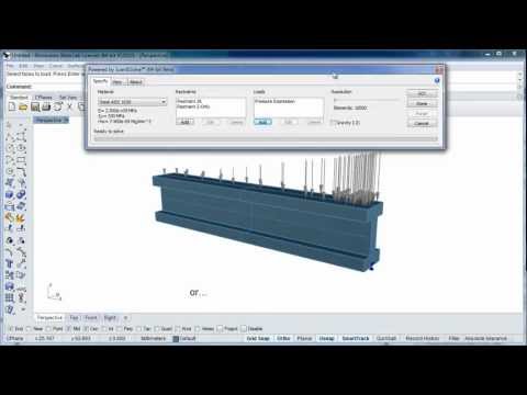 Expression Loads in Scan&Solve™ for Rhino
