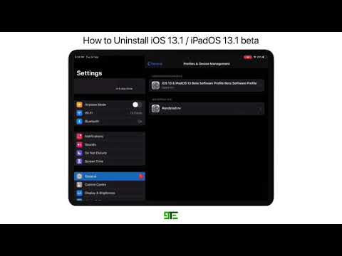 How to Uninstall iOS/iPadOS 13.1 Beta and Update to the official iOS /iPadOS 13.1 Over-the-Air