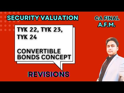 TYK 22, 23, 24 | CONVERTIBLE BONDS CONCEPT | CA FINAL AFM | REVISION | MAYANK NARANG