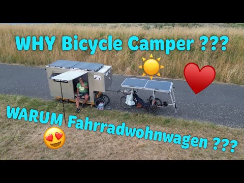 ‼️WARUM Fahrradwohnwagen ???‼️ WHY Bicycle Camper ??? ‼️FaWoWa Outdoor Radreise ‼️DJI Mini3 Pro