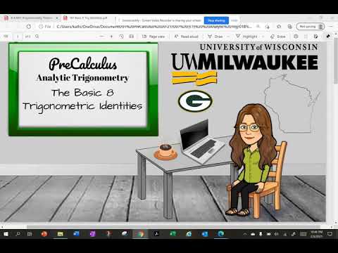 The Basic 8 Trigonometric Identities