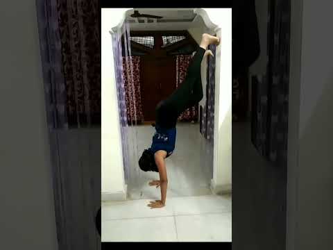 Handstand Practice #ytshorts #yoga #youtube #handstand #wall #strength #motivation #hyderabad