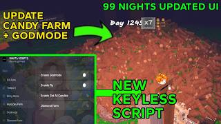 99 NIGHTS IN THE FOREST UPDATED SCRIPT - AUTO FARM CANDY , GODMODE (OP)