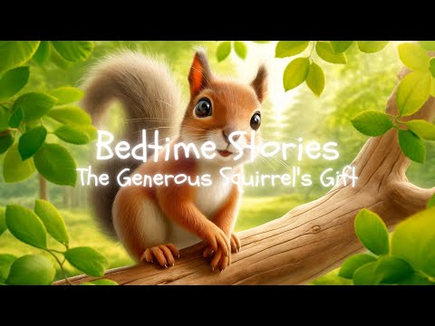 Bedtime Audio Stories | The Generous Squirrel's Gift - Aesop's Fables Reimagined | Best Kids Tales