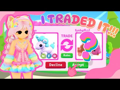 TRADING MY NFR BALLOON UNICORN! | Roblox Adopt Me