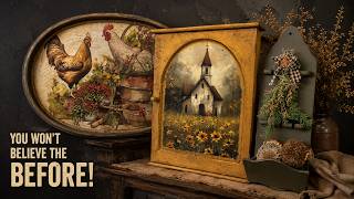 3 STUNNING Thrift Flips | Primitive DIY Home Decor Makeovers