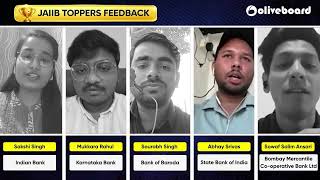 Oliveboard JAIIB Qualified Students Feedback 🤩