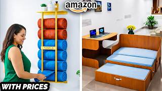 25 New AMAZON FINDS for TINY Apartments | Smart Space Saving Furniture Ideas [With Prices]