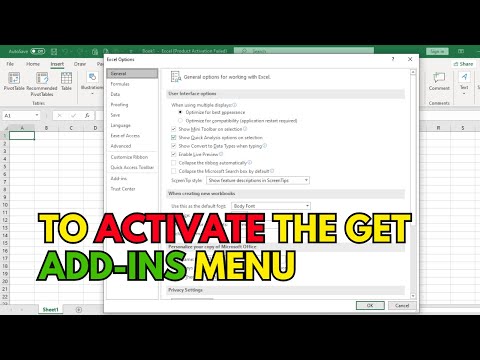 How to Activate the Get Add-ins Menu in Excel | Step-by-Step Tutorial!