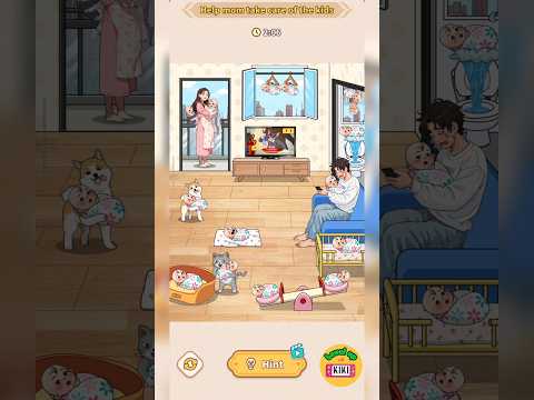 Brain Puzzle Tricky Quest | Level 5 Childcare- Help mom take care of the kids Walkthrough#braingames