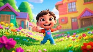 Jump Up High, Don’t Touch the Ground | Energetic Movement Rhyme | Nursery Rhymes & Action Songs