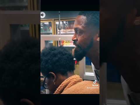 This man really was singing into her fro like it was a microphone 😂 #explore #tiktok #fyp  #funny
