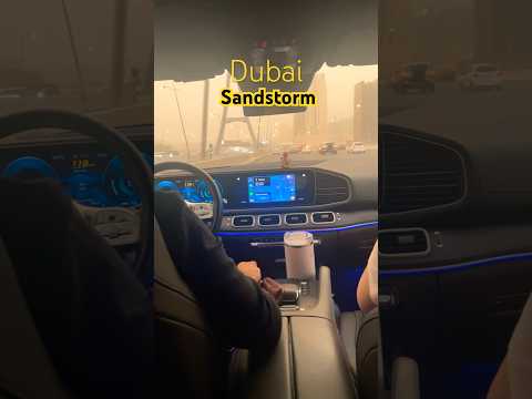 Sandstorm in Dubai 😨 #shorts #dubai