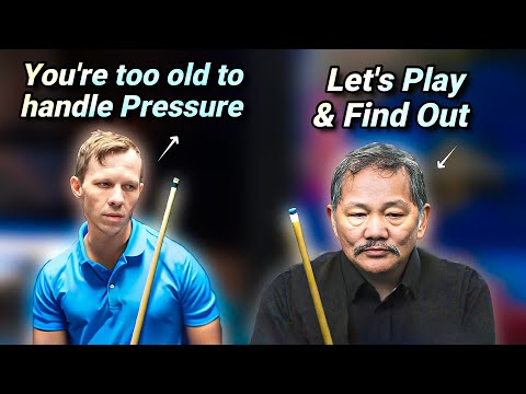 Very Confident PLAYER Thinks He CAN Intimidate The Great EFREN REYES