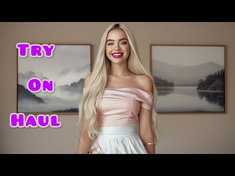 Try on haul see everything | see through/transparent | bikini try on | transparent try on haul 4k