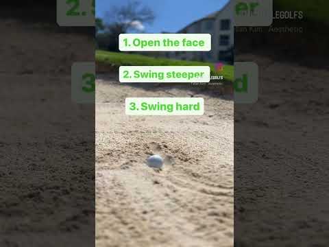 Get out of the bunker EVERY time! #golftips