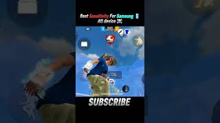 Best Sensitivity for Samsung All Devices | Free Fire Max Auto Headshot Setting