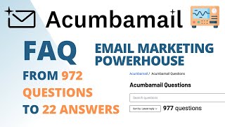 Acumbamail Review FAQ - 972 Questions Answered!
