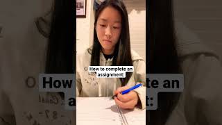 How to Complete an Assignment
